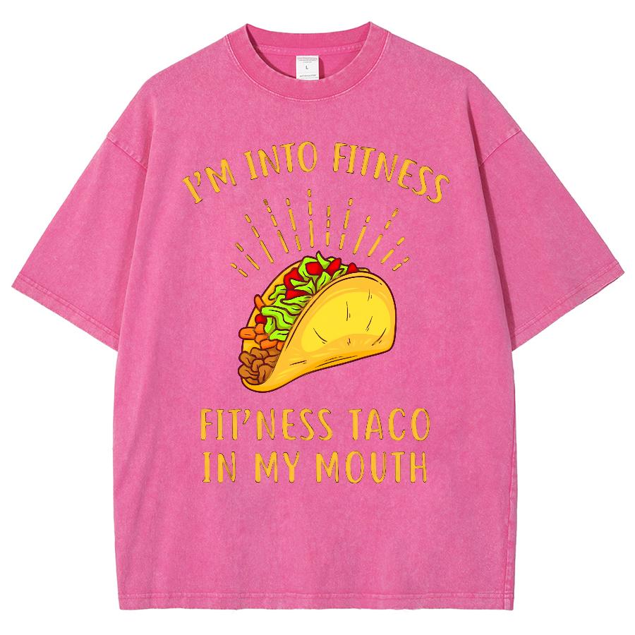 Cartoon Food Print Women's T-Shirt Loose Wash High Quality Short Sleeve Casual Cute Fashion Simple Style Tee