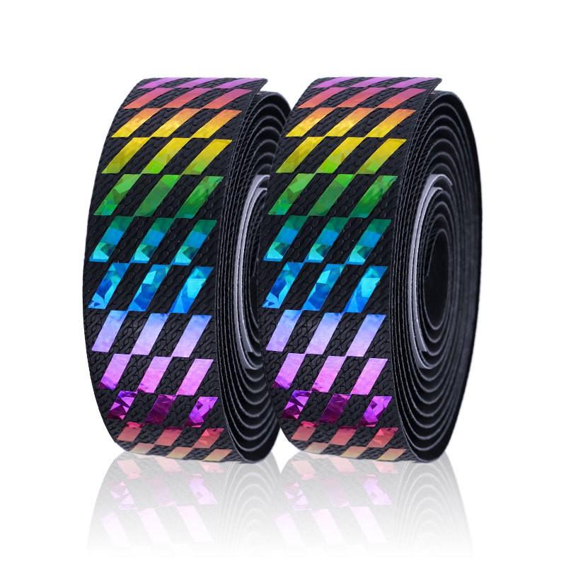 Bike Handlebar Tape Non-slip Shock-absorbing Gradient Color Road Wrap Cycling