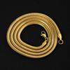 Fashion Silver Stainless Steel 4mm Soft Snake Necklace Chain Necklaces Women Jewelry