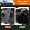 B Pillars For Subaru Subaru Crosstrek 2025 2025 LHD RHD Car Window Door Column B Pillar Post Trim Glossy Carbon Fiber Sticker