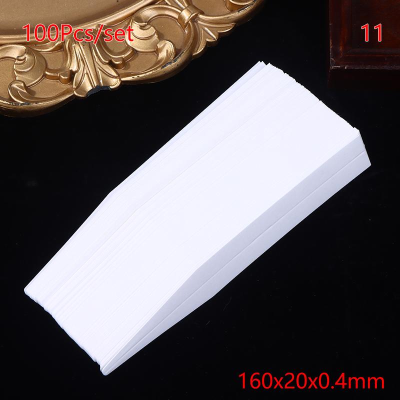100Pcs Perfume Aromatherapy Perfume Essential Oils Tester Strips Fragrance Disposable White Smell Paper Paper Strips Test Paper