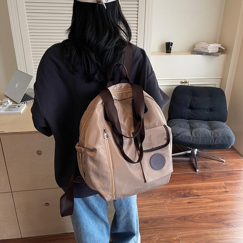 Multifunctional backpack Simple large-capacity backpack Women's 2025 leisure travel Portable versatile premium shoulder bag