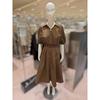Cc Collect Waist Banding Zip Up Dress  C262pse134 