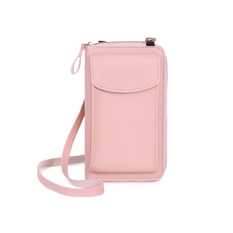Mini Mobile Phone Bag, Women's Simple and Fashionable Vertical Single-shoulder Crossbody Coin Purse