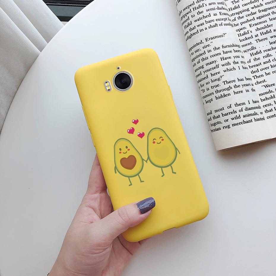 Phone Case for Huawei Y5 2017 Y6 2017 Case Mya-l22 Cases Soft Silicone for Huawei Y5 2017 Y6 2017 Cute Cartoon Back Cover fundas