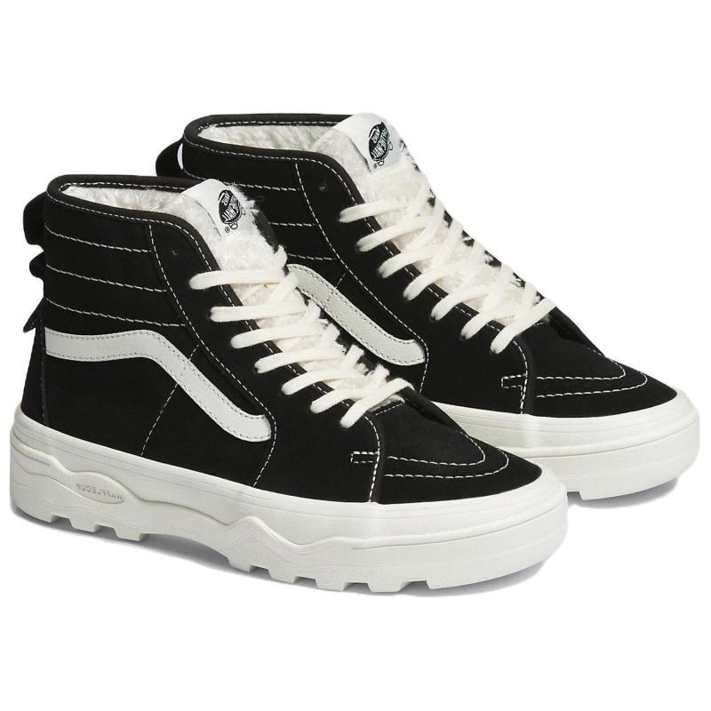 Vans SK8 HI Sherpa Suede Sentry 'Black White' Vans VN0A4BVWBLK