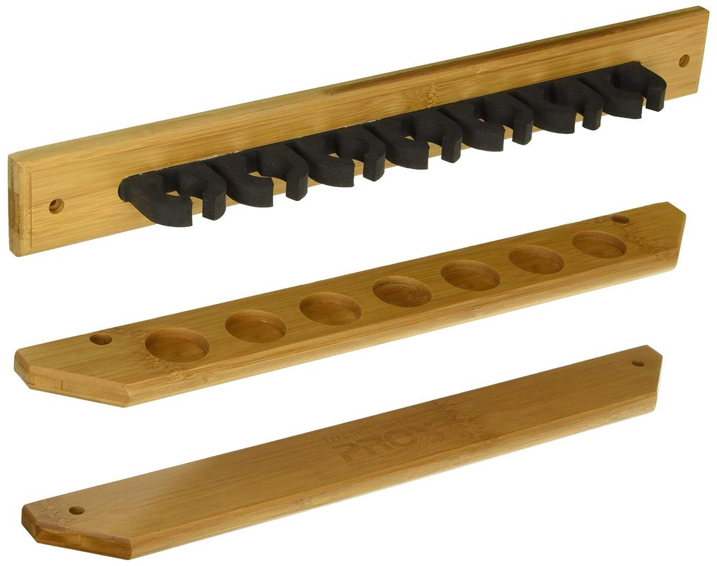 Prox PX9827 Bamboo Rod Stand, Wall Mounted, 7 Rods
