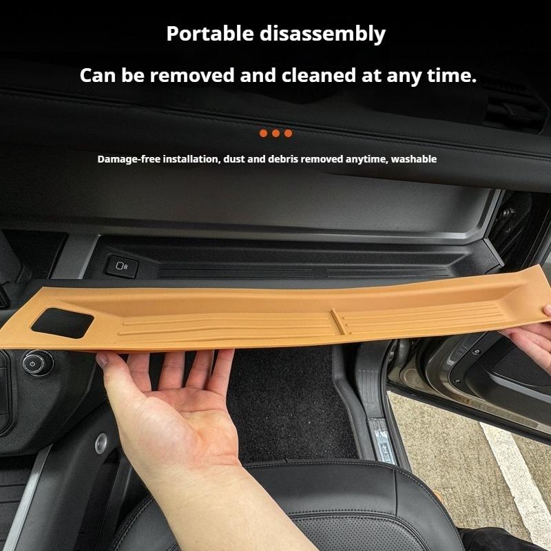 For Land Rover Defender 90 110 2020-2025 Car Center Console Passenger Storage Box Dashboard Organizer Anti-Slip Silicone Pad SA2