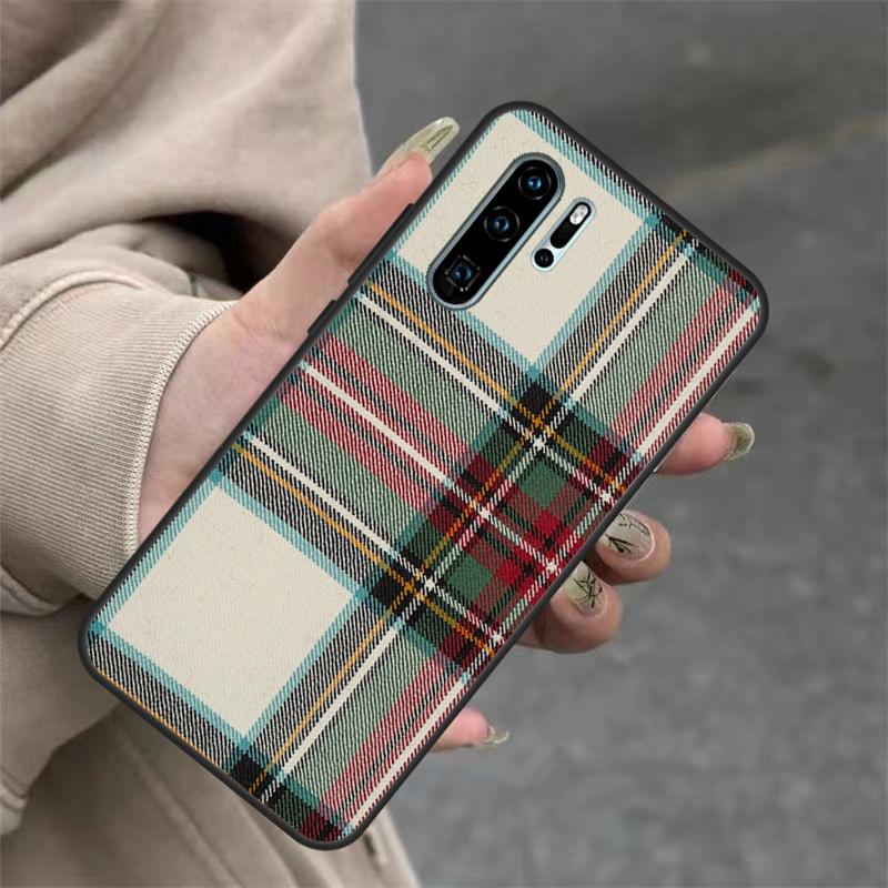 Clan Stewart Dress Tartan Plaid Case For Huawei Nova 10 SE 9 11 11i 8i 3i 5T Y60 Y70 Y90 Y61 Y91 P20 P30 Pro P40 Lite Cover