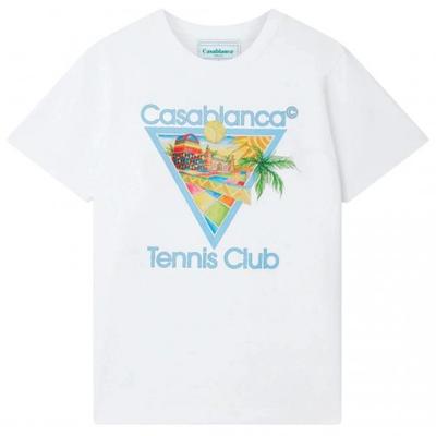 Casablanca Herre Afro Kubisme Tennisklub T-shirt