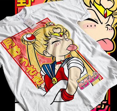 Comfortable Sailor Moon TShirt Usagi Tsukino Anime Unisexga Graphic Tee  2026 New Cotton Summer Unisex and Women TShirt