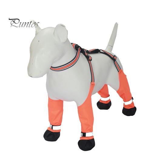 Dog Paw Socks Suspender Booties Anti-Slip Protector Waterproof Boot Leggings Protectors Adjustable Shoes for Winter Snow Rain Hiking Pet Foot