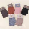 Warm Knitted Fingerless Gloves Thick Winter Warm Gloves New Half Finger Gloves  Women Men