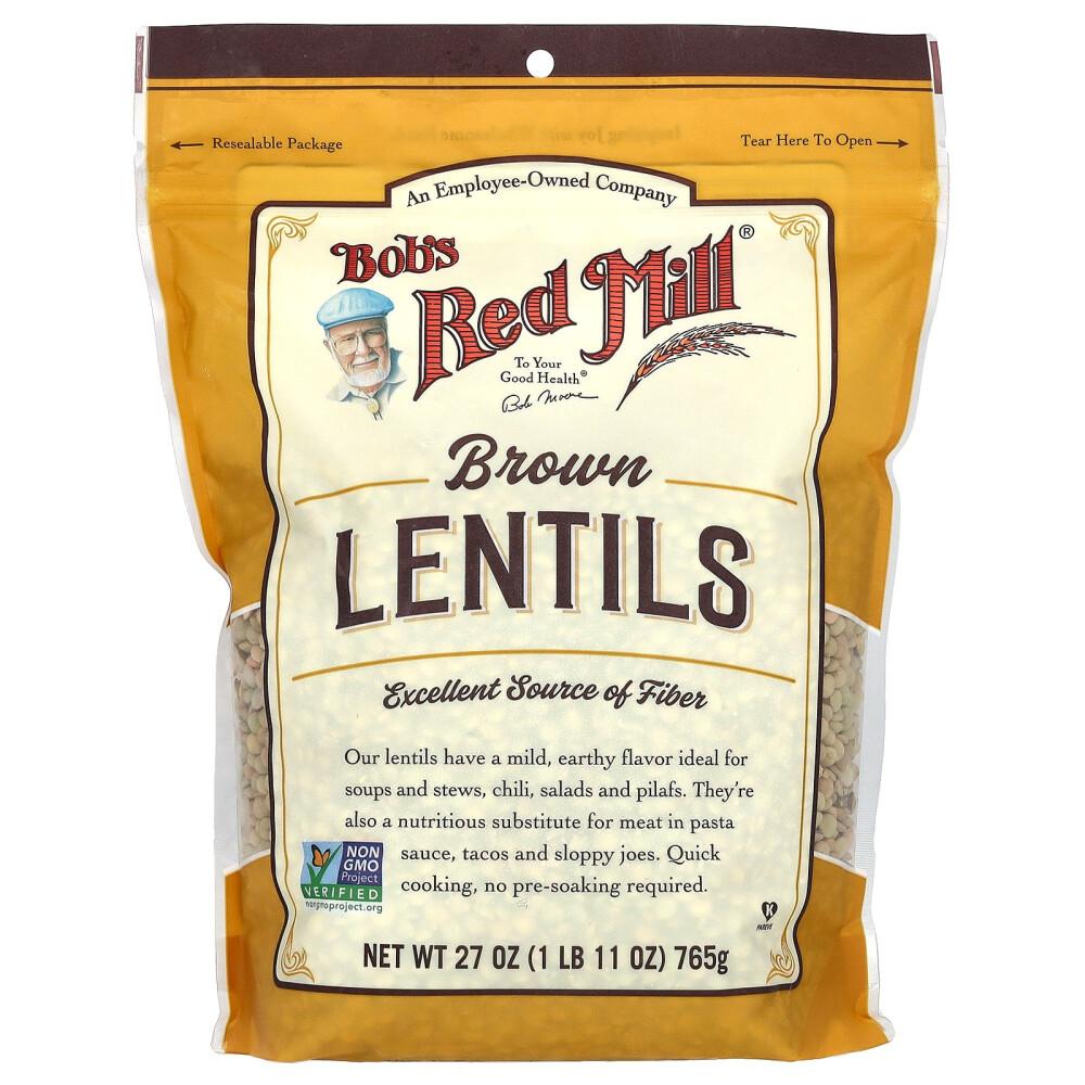 Bobs Red Mill Brown Lentils, 765g (27oz)
