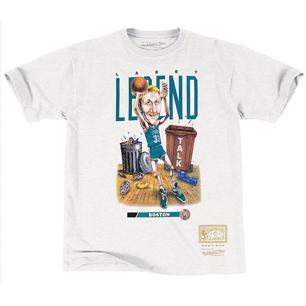 Larry Bird Black Men All size Caricature T-shirt NG2364 Unisex T-Shirt XXL