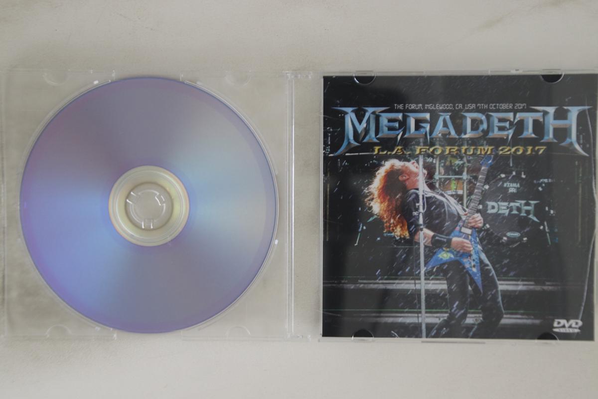 

DVD MEGADETH - L A Forum 2017 NONE NOT ON LABEL Unknown Metal Used