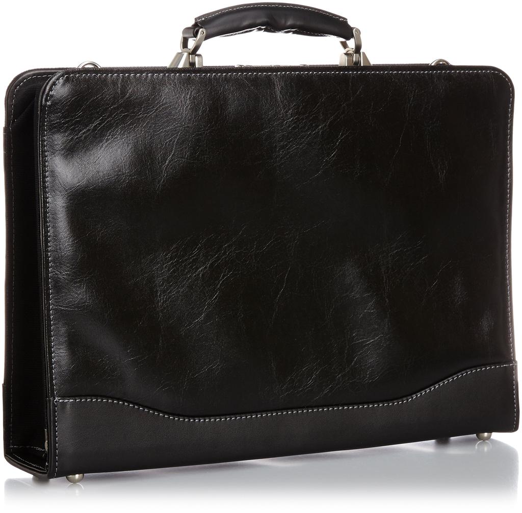 Ragex Erste Voll-Öffnung Dulles Tasche, Hergestellt in Toyooka, 24-0302, Schwarz