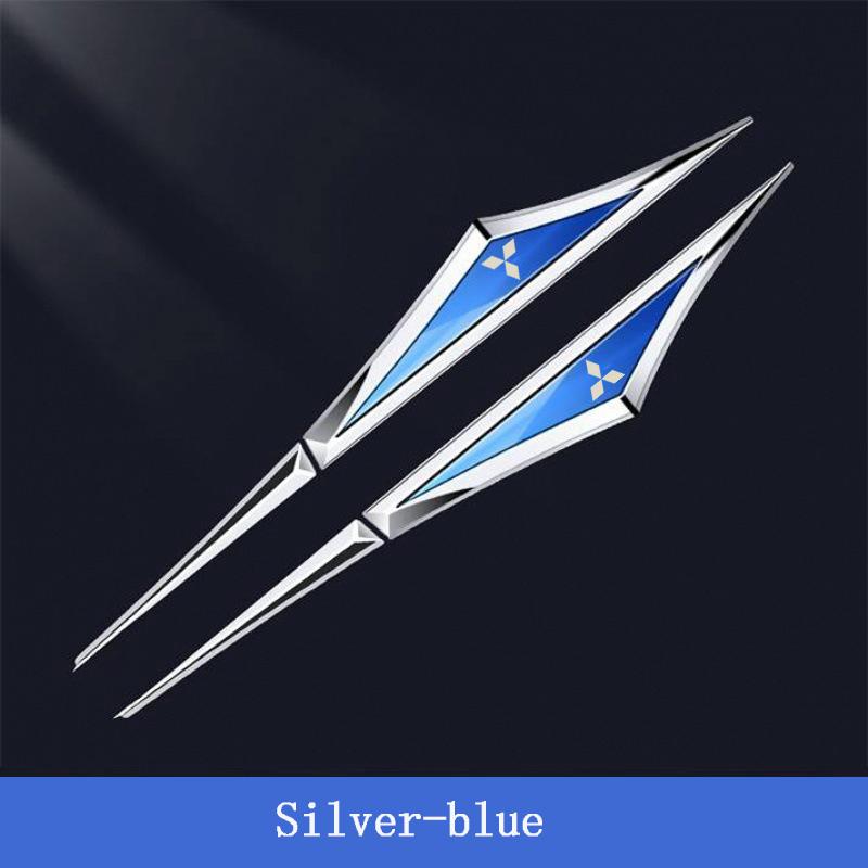 

Car Door Blade Fender Logo Sticker Emblems Decals For Mitsubishi Outlander Sport ASX Eclipse Cross Pajero Lancer EVO Delica L200