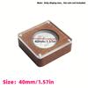 4pcs Four-Magnetic Acrylic Black Walnut Lid Window Commemorative Coin Box Medal Figure Collection Storage Packaging Gift Boxes