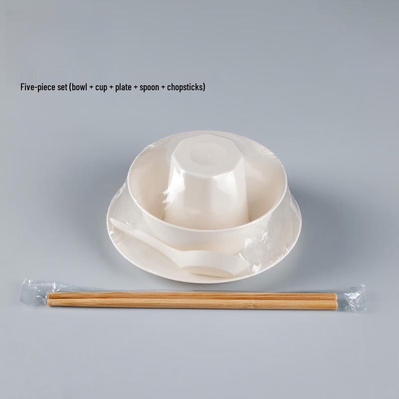

Yicheng Disposable Rice Husk Dinnerware Set (100 Sets)