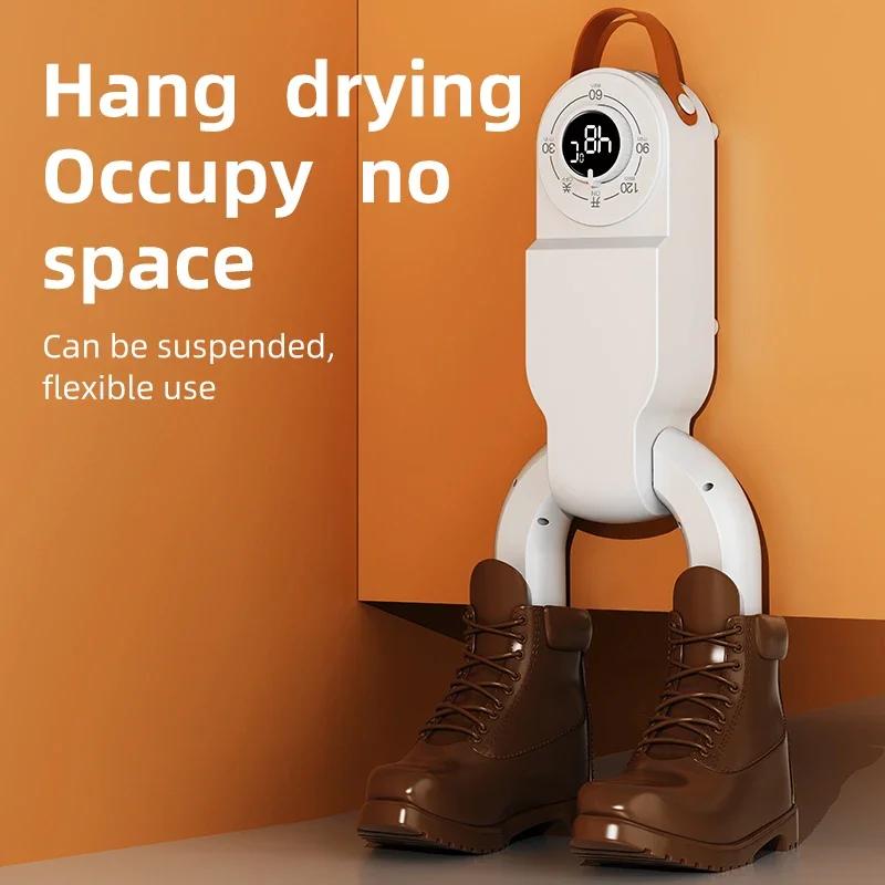 Shoe Dryer Quick Drying Deodorizing Sterilizing with Smart Timer Adjustable Temperature for Boots Shoes Household Warmer