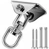 360 Rotate Swivel Load-bearing Hook Hanging Hardware Stainless Steel Hammock Fixing Plate Swing Accessories