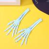 2Pcs 3D Printed Plastic Scary Decoration Halloween Skeleton Hand Prop For Haunted House Horror Party Table Display Ghost