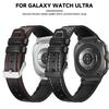 Leather No Gaps Band for Samsung Galaxy Watch 7 ULTRA 47mm Men Strap for Galaxy Watch Ultra7 47mm for Bracelet Curved End Correa