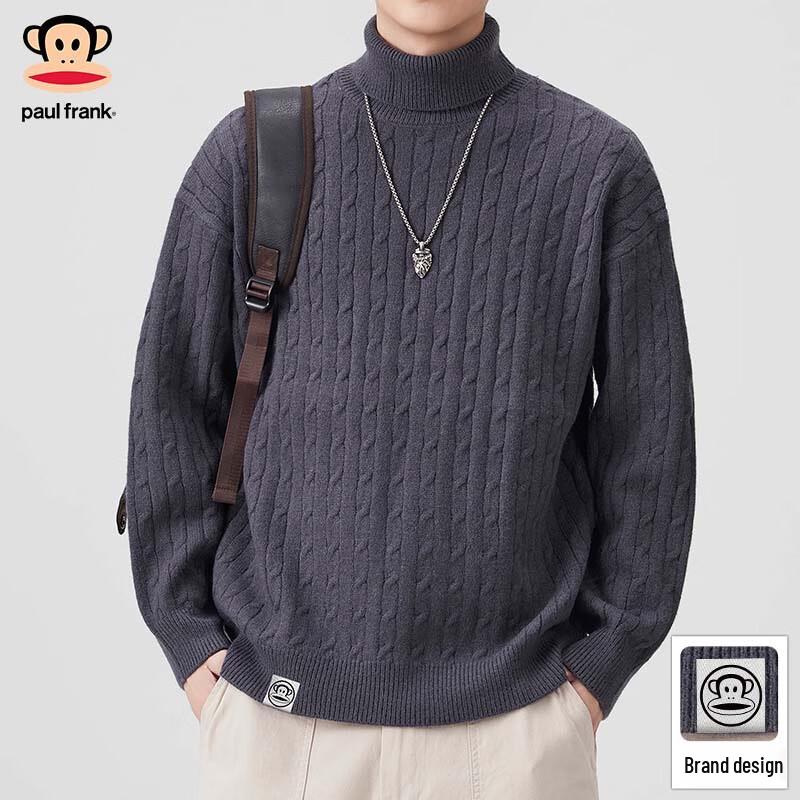 Paul Frank Men's High-Neck Loose Fit Sweater