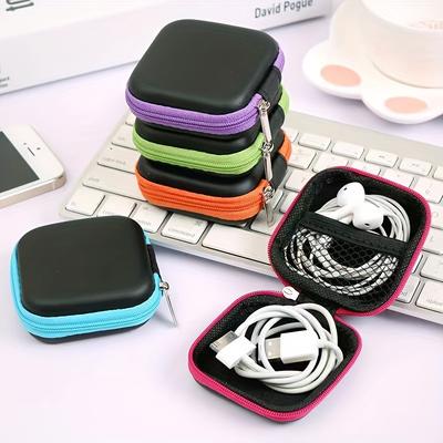 Portable Headphone Storage Bag, Phone Charger, Data Cable Bag, Mini Coin Storage Bag, Coin Change Storage Box