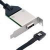 Cablecc Mini SAS Male To Female External Extension Internal Cable with PCBA Low Profile SFF-8087 SFF-8088 Bracket, 50cm, SF-083-36PIN-CC