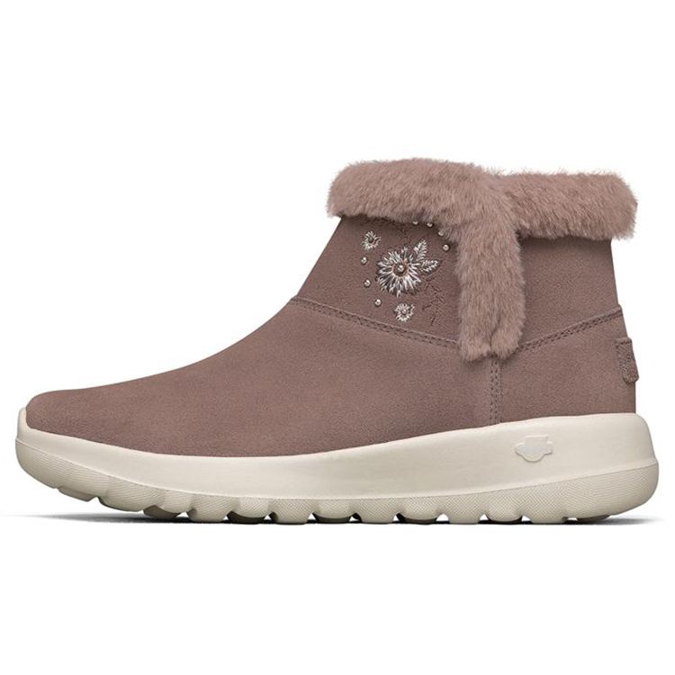 Skechers On The Go Joy Удобные Модные Короткие Снежные Ботинки Женские Ботинки Сиреневые 144000-LIL 35