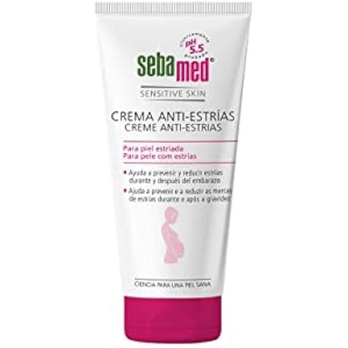 Crème anti-estrías - SEBAMED - PIEL SENSIBLE - 200 ml - Ingrédients naturels - Hydratation optimale