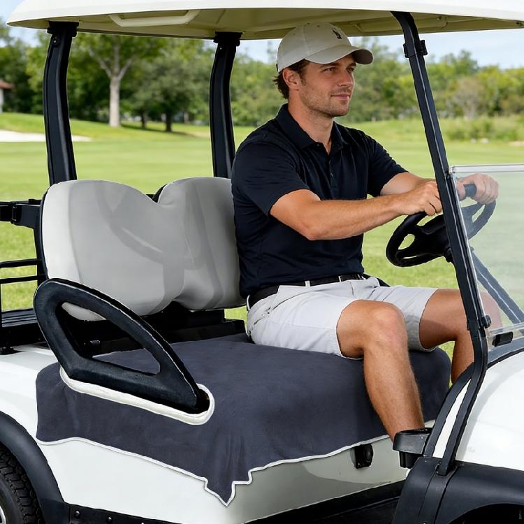 Capacious Golf Cart Seat Cover Designed For Complete Coverage And Pleasant Sensation During Play