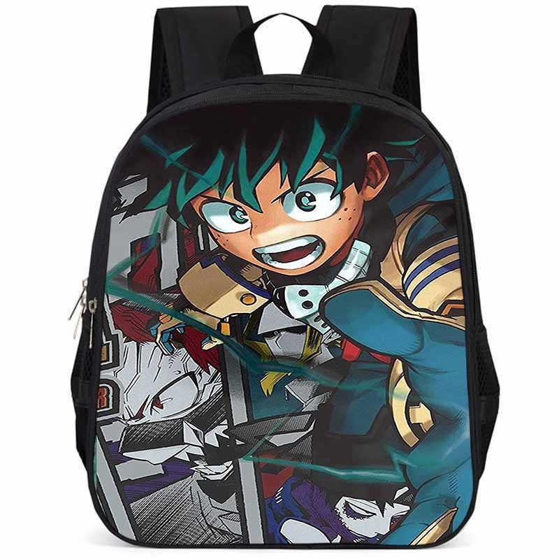 My Hero Academia 15-inch Large Capacity Lightweight Oxford School Backpack For Kids