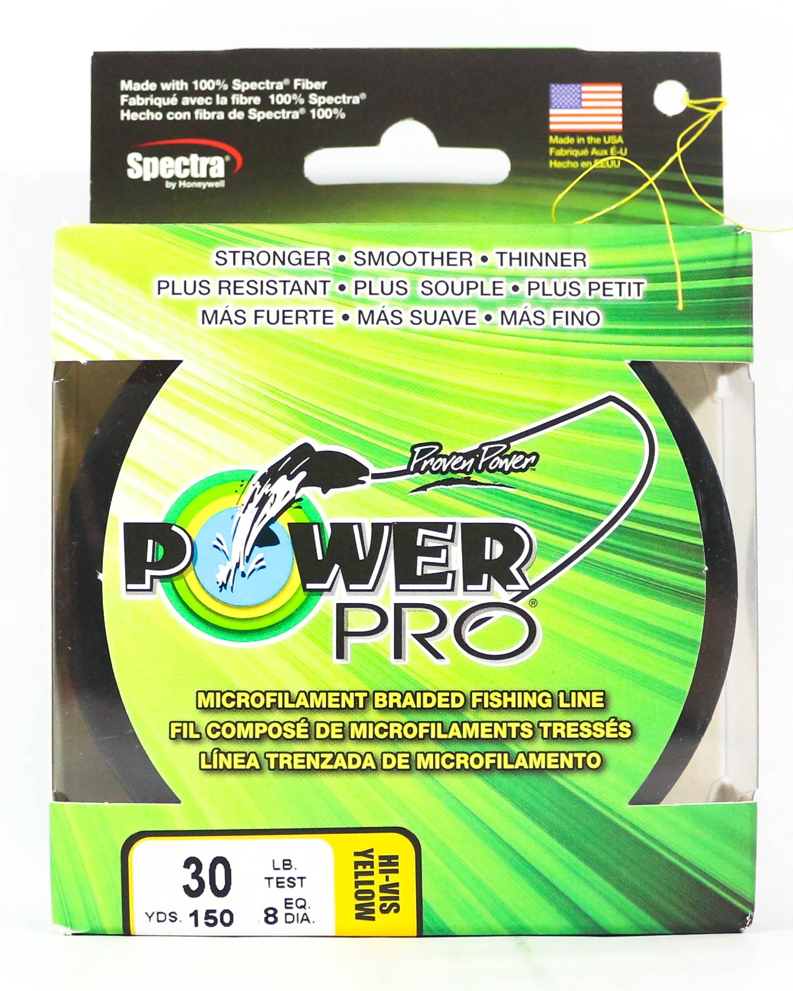 

Плетеная леска Power Pro Spectra 30 фунтов на 150 ярдов, желтая (2563)