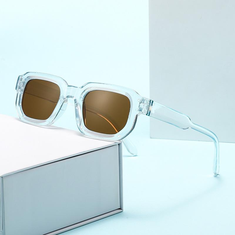 Square Retro European American Women's Sunglasses - High-End Fashion Sun Protection