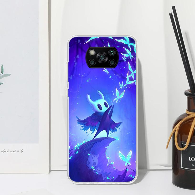 Hollow Knight Cartoon Phone Case For Xiaomi Poco X7 X6 X5 M7 M8 Pro F7 Ultra Redmi 15C 15 13C 13 12C 12 10 10C 10A Art Fundas Po