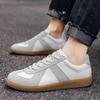 Neue 2025 Frühling Leder Flachsohlenschuhe Klassische Plateau Sport Freizeitschuhe Herren Trendschuhe