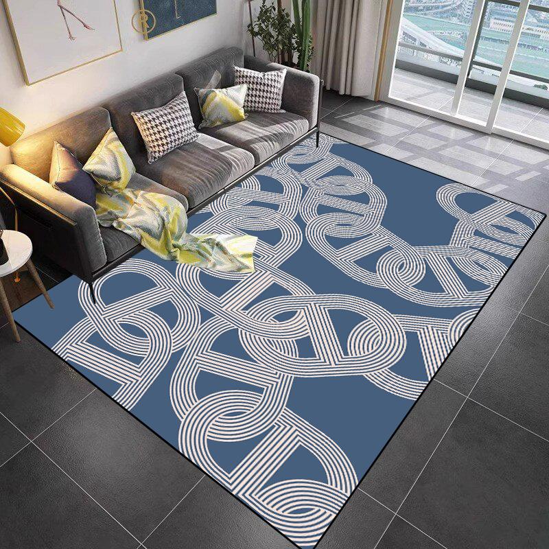 French Simplicity Large Carpets for Living Room160x230cm Bedroom Decor Rugs Balcony Sofa Area Rugs Non-slip Floor Mats Washable