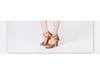 Sansha Women's Ballroom Latin Dance Shoes, Medium High Heel, Soft Sole for Square and Cha-Cha Dancing