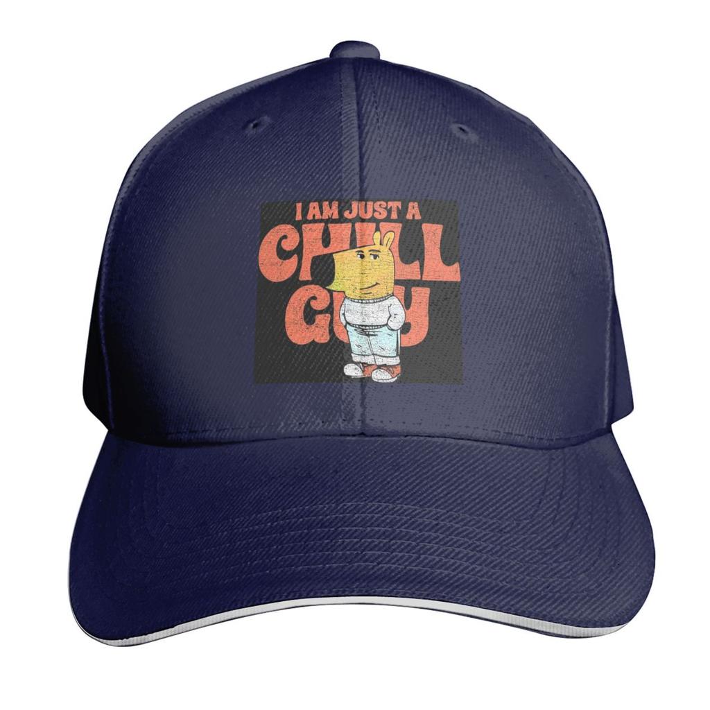 Vintage I Am Just A Chill Guy Cap Fashion Casual Baseball Caps Adjustable Hat Hip Hop Summer Unisex Baseball Hats