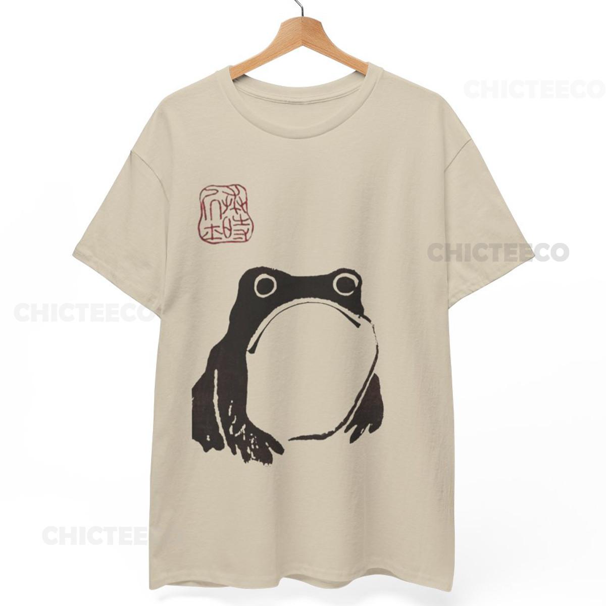 26 Unimpressed Frog T-Shirt | Matsumoto Hoji Meika Gafu Toad Demon Art | Unisex Tee Unisex T-Shirt XL