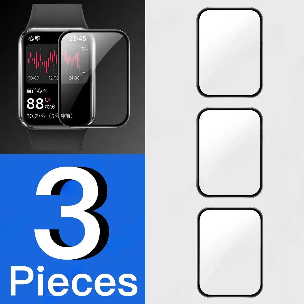 

Защитная пленка 5D для Xiaomi Mi Band 8/9 Pro Защитная пленка для экрана с защитой от царапин Мягкая пленка MiBand 9Pro MiBand 8Pro Аксессуары Xiaomi Band 8 Pro Не стекло 3pcs for Mi Band 8 Pro