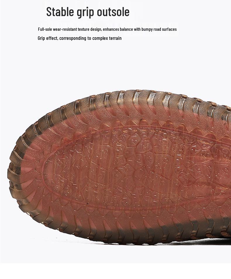 Sommer 2026 Herren Atmungsaktiv Große Größe Römische Webart Strand Sandalen
