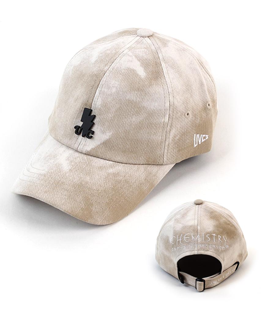 Yunibeosyeolkemiseuteuli Thunder Dyed Beige Ballcap Printed Ballcap