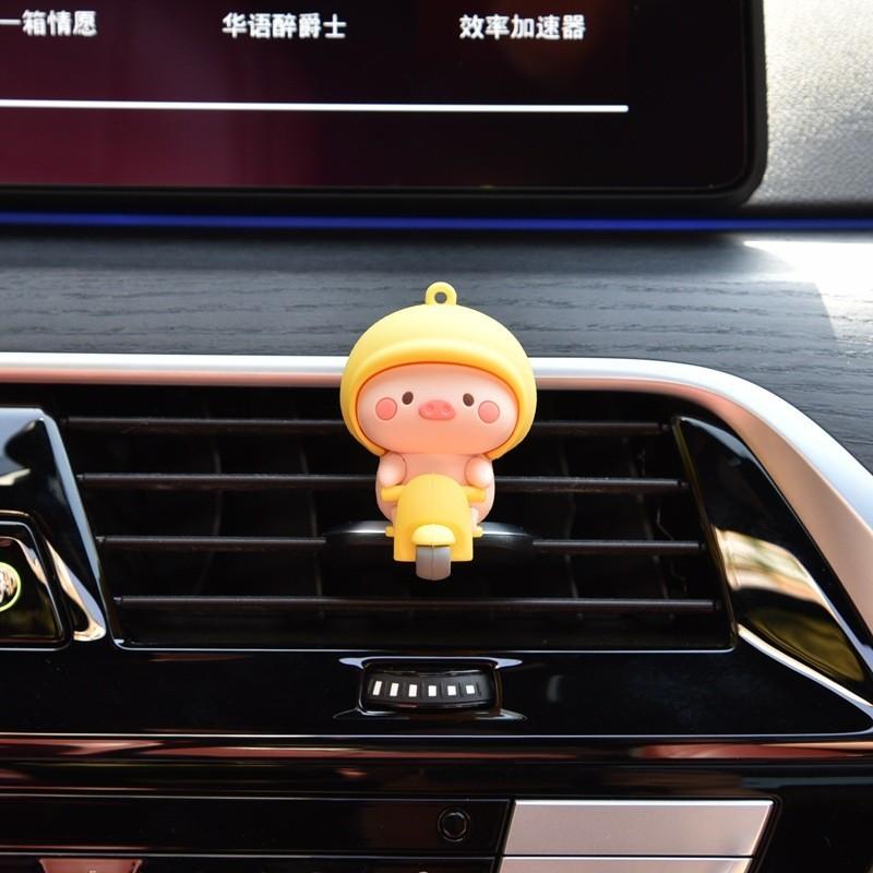 

Aromatherapy Car Pig Clips Laughing Rabbit Ear Rainbow Heart Aroma Diffuser StyleM