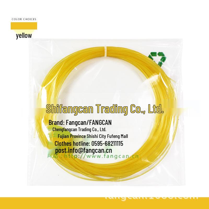 Corda da Tennis FANGCAN ad Alta Elasticità in Nylon - Resistente, Monofilamento 12m