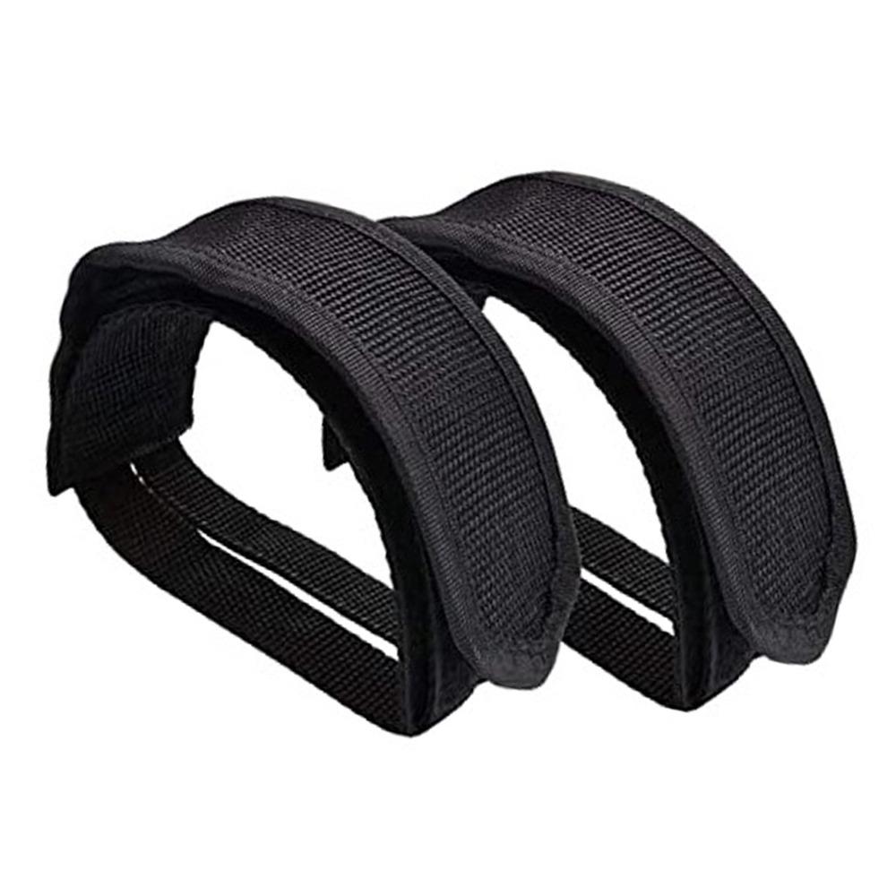2Pairs Anti-Slip Bike Pedal Clip Tape Adjustable Bike Feet Straps Biking Accessory