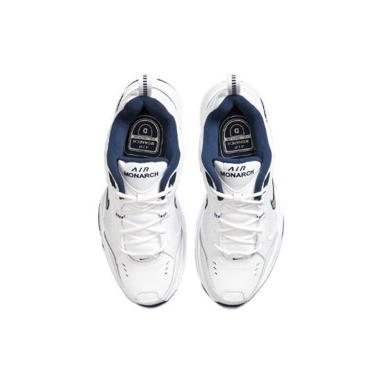 Nike Air Monarch IV White Navy Men Sneakers 415445-102